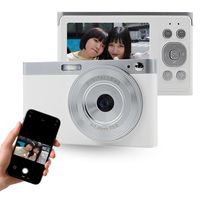 KEIYO デジタルカメラ ANーDC003AWH Wiーfi機能付き ホワイト 1台