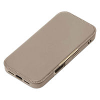 PGA iPhone 16 Pro用 ガラスフリップケース [ベージュ] ベージュ PG-24BGF02BE 1個（直送品）