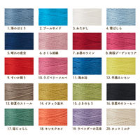 LECIEN hidamari 刺し子糸 約30m 単色 珊瑚礁 CS122301-29 1セット(5本)（直送品）