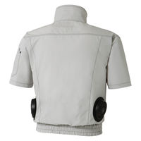 サンエス 半袖ブルゾン 6シルバー 5L KF95150N 1着（直送品）