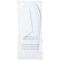 イデアス 不織布スリッパ ホワイト エコノミータイプ ISR-10（WH） 1セット（50足）