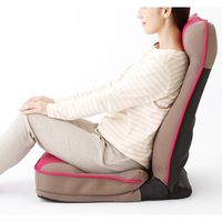 ファミリー・ライフ 整体師さんが推奨する 健康ストレッチ座椅子 ピンク 0375510 1脚（直送品）