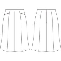 チクマ スカート（マーメイド） AR3433-1-17（直送品）