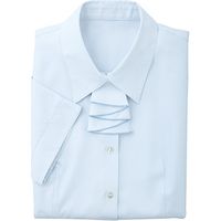 チクマ ブラウス リボン付き（半袖） AR1647-2-9（直送品）