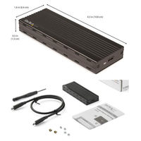 NVMe M.2 SSD ケース　PCIe接続タイプ限定　M2E1BMU31C　1個　StarTech.com