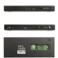 ドッキングステーション Thunderbolt3接続 4K M.2 SSDスロット USBハブ　1個　StarTech.com（直送品）