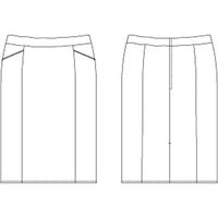 チクマ スカート（タイト） AR3877-1-13（直送品）