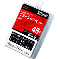 ロブテックス ブラインドリベット（アルミニウム／スティール製）　5ー8（45本入）　エコパック NSA58MP 1パック