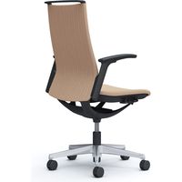 オカムラ モード オフィスチェア ハイバック 可動肘 ヘリンボーンクロス ブラック/ベージュ CA97BR FWJ7 1脚（直送品）