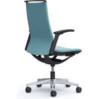 オカムラ モード オフィスチェア ハイバック 可動肘 インターロッククロス ブラック/セージ CA97BR FSG7 1脚（直送品）
