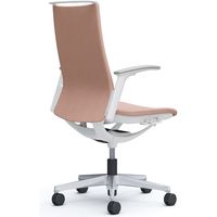 オカムラ モード オフィスチェア ハイバック 可動肘 インターロッククロス ホワイト/ペールピンク CA97BW FXW8 1脚（直送品）