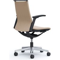 オカムラ モード オフィスチェア ミドルバック 可動肘 ミックスクロス ブラック/ベージュ CA95BR FWM7 1脚（直送品）