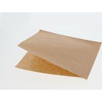 シモジマ バーガー袋 20 未晒無地 100枚ポリ入/袋 004738174 1セット(1袋×40)（直送品）