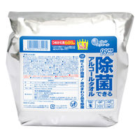 ウェットティッシュ　除菌シート アルコール除菌 大容量 詰替用 1ケース（600枚入×6個） エリエール 大王製紙