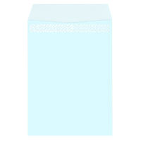 透けない封筒テープ付　角2 シークレット99 ブルー　100枚 ムトウユニパック