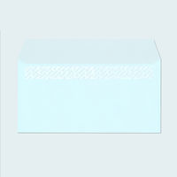 透けない封筒テープ付　洋長3 シークレット99 ブルー　100枚 ムトウユニパック