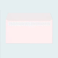 透けない封筒テープ付　洋長3 シークレット99 ピンク　500枚 ムトウユニパック