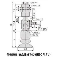 日本ピスコ 真空パッド VPMD20ー4LBUー6B 1個（直送品）
