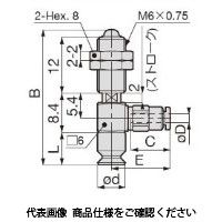 日本ピスコ 真空パッド VPMD6ー2RGー180J 1個（直送品）