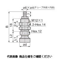 日本ピスコ 真空パッド VPA50SSー6B 1個（直送品）