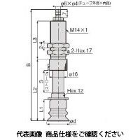日本ピスコ 真空パッド VPC50ー20BNEー6B 1個（直送品）