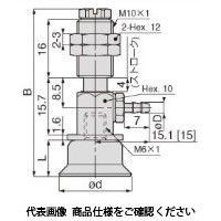 日本ピスコ 真空パッド VPMD20ー4KUー6B 1個（直送品）