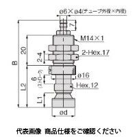 日本ピスコ 真空パッド VPC25ー6SCー6B 1個（直送品）