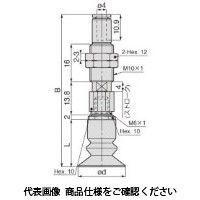 日本ピスコ 真空パッド VPMC20ー4LBSー4J 1個（直送品）