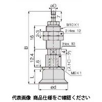 日本ピスコ 真空パッド VPMC20ー4KUー6B 1個（直送品）