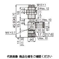 日本ピスコ 真空パッド VPMD10ー4FNー4J 1個（直送品）