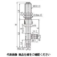 日本ピスコ 真空パッド VPD15ー20BFー6J 1個（直送品）