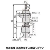 日本ピスコ 真空パッド VPMC6ー4LSEー4B 1個（直送品）