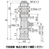 日本ピスコ 真空パッド VPD20ー6BFー6B 1個（直送品）