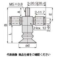 日本ピスコ 真空パッド VPHEW20LBSー6JーS3 1個（直送品）