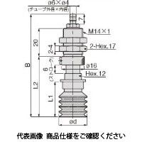 日本ピスコ 真空パッド VPC20ー6WUー6B 1個（直送品）