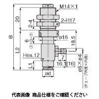 日本ピスコ 真空パッド VPD10ー6KFー6B 1個（直送品）