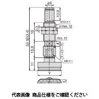 日本ピスコ 真空パッド VPMC8x20ー4ESー4JーS3 1個（直送品）