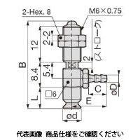 日本ピスコ 真空パッド VPMD8ー2RNEー4B 1個（直送品）