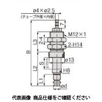 日本ピスコ 真空パッド VPC8ー10BFー4B 1個（直送品）