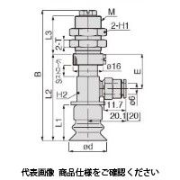日本ピスコ 真空パッド VPD50ー6BUー6J 1個（直送品）