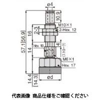 日本ピスコ 真空パッド VPMC25ー4FNー4J 1個（直送品）