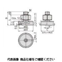 日本ピスコ 真空パッド VP30QKEーM6 1個（直送品）