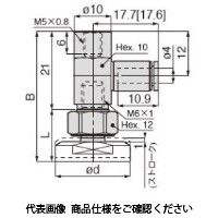 日本ピスコ 真空パッド VPMB30QMー4J 1個（直送品）