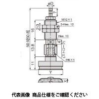 日本ピスコ 真空パッド VPMC5x20ー4ESー6B 1個（直送品）
