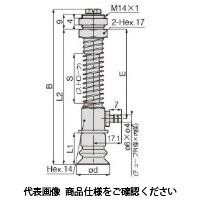 日本ピスコ 真空パッド VPOD50ー50BSー6B 1個（直送品）