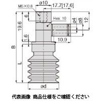 日本ピスコ 真空パッド VPMB30WFー4J 1個（直送品）