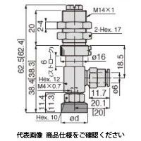 日本ピスコ 真空パッド VPD15ー6FSー6J 1個（直送品）
