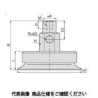 日本ピスコ 真空パッド VPB100RNーG1ーFH 1個（直送品）