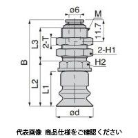 日本ピスコ 真空パッド VPA30BNー6JーFHH 1個（直送品）