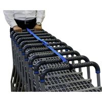 大和産業 ショッピングカート回収バンド(2個入)Y-BAD-BLU 122-Y00118 1セット(2個入)（直送品）